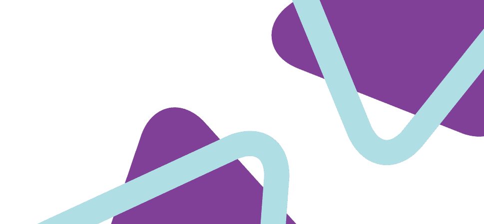 Illustration of two purple triangles and two blue hollow triangles